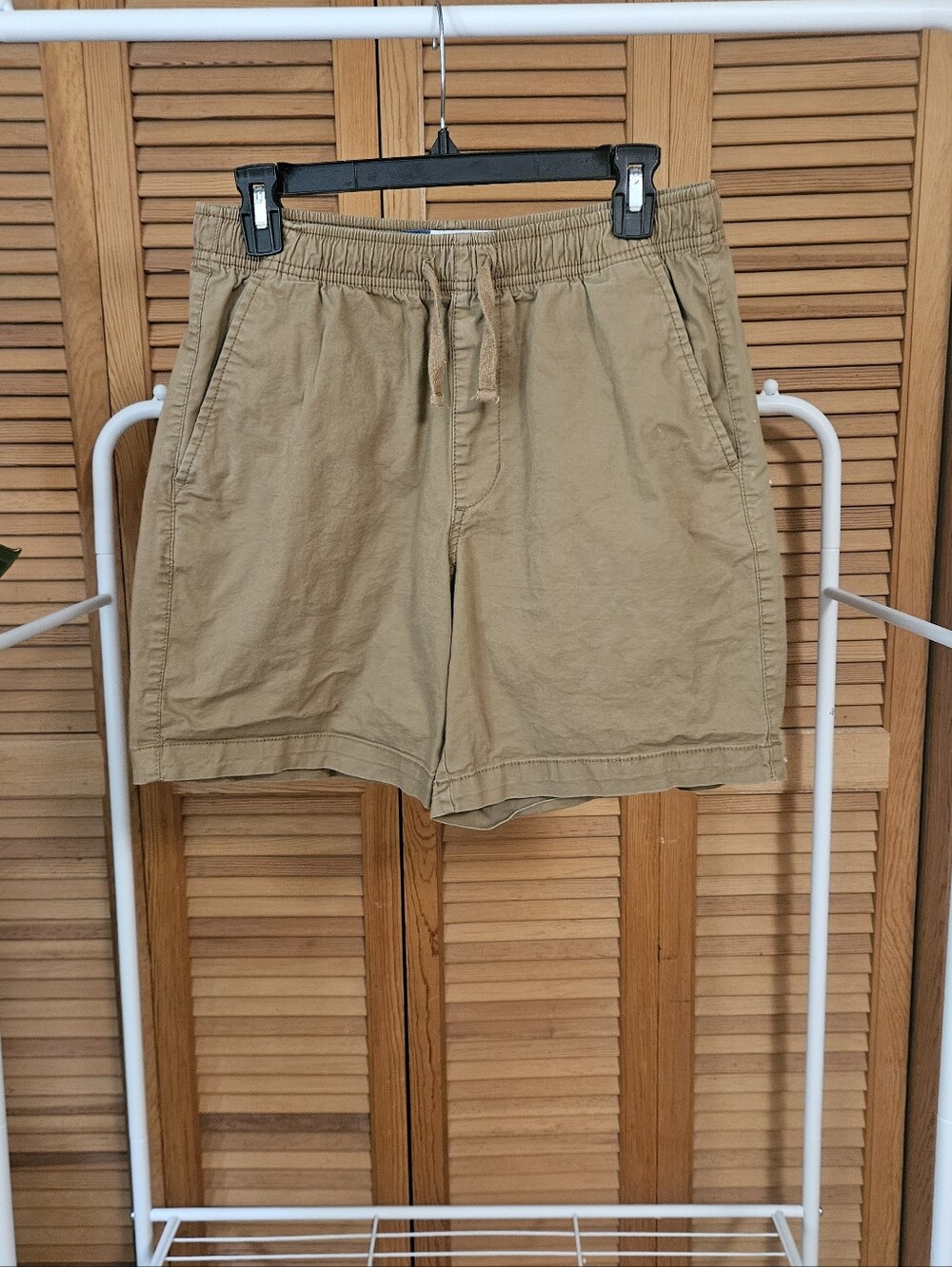 Old Navy Brown Tie Waist Cotton Shorts